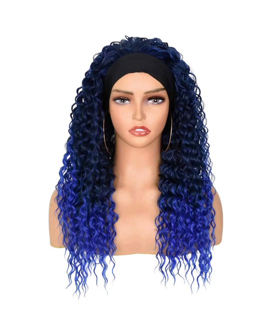 Synthetic Curly Hair Headband Wig Women