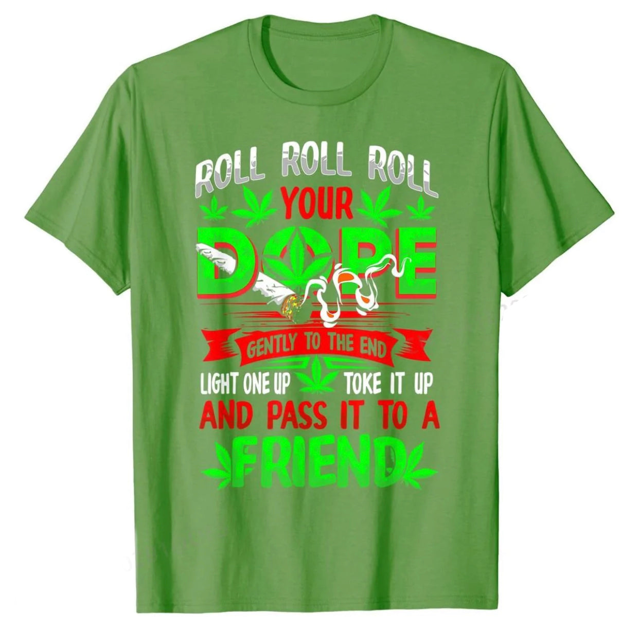 Roll Joint Smoking T-Shirt