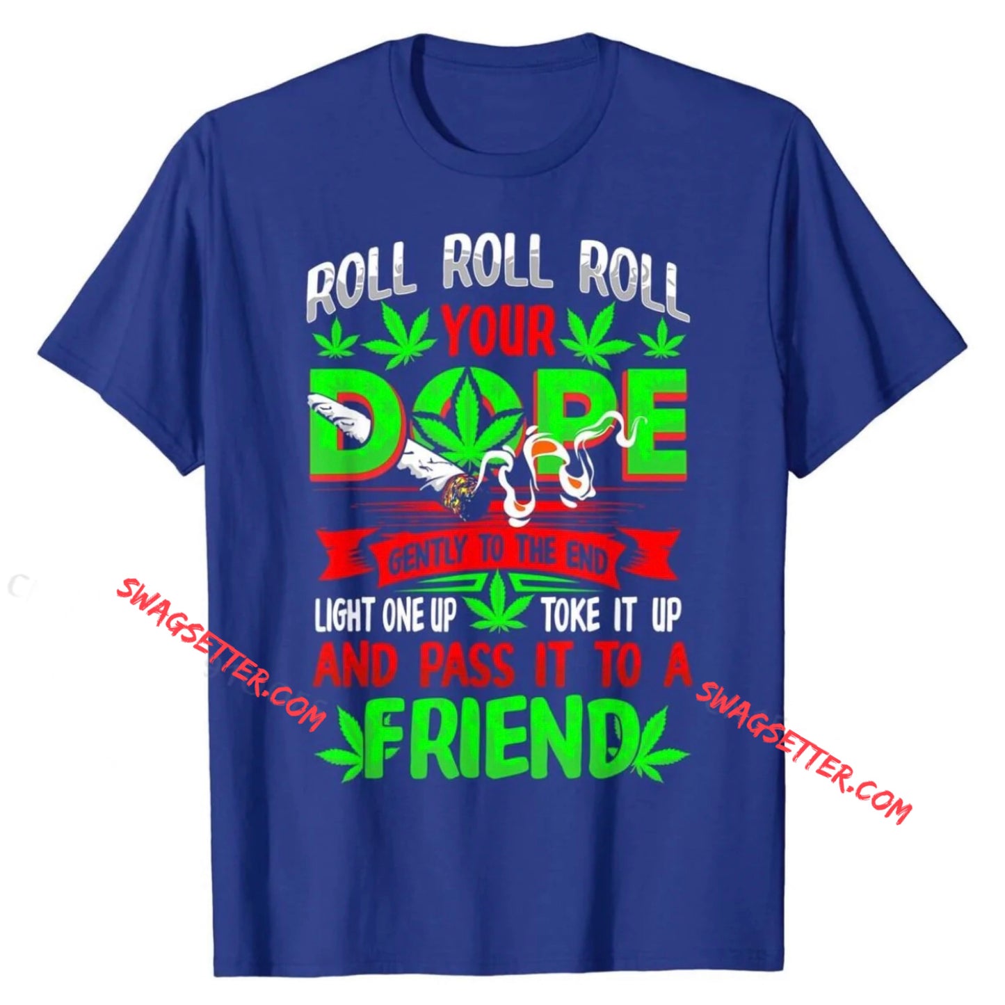 Roll Joint Smoking T-Shirt