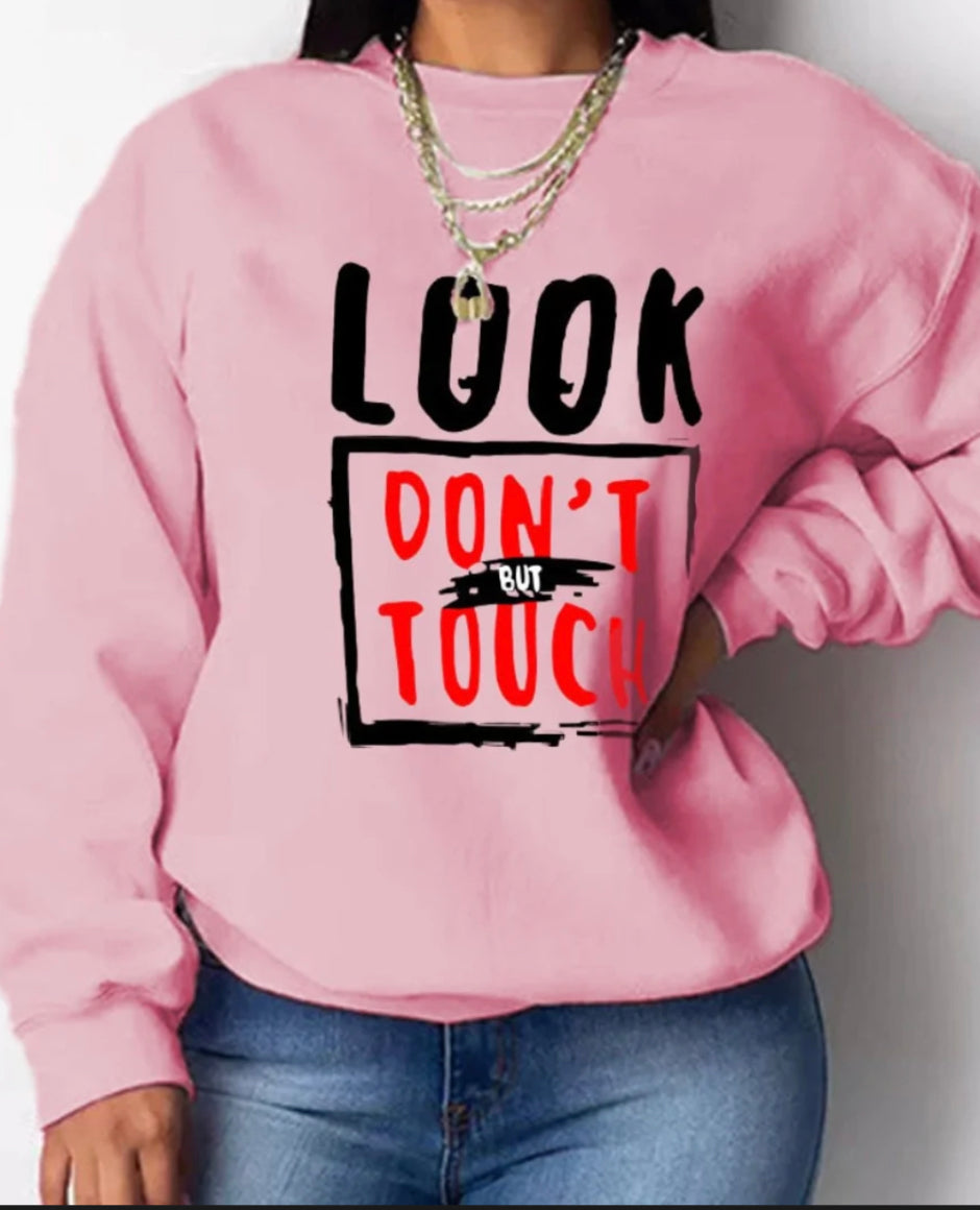 Look But Don’t Touch Sweatshirt Hoodie