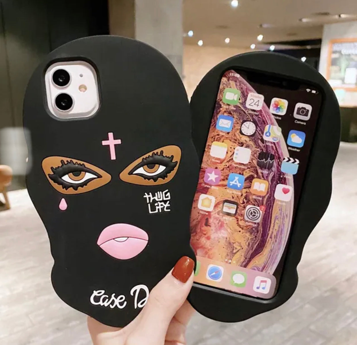 Masked Girl Goon Thug Life Case For iPhone Cover