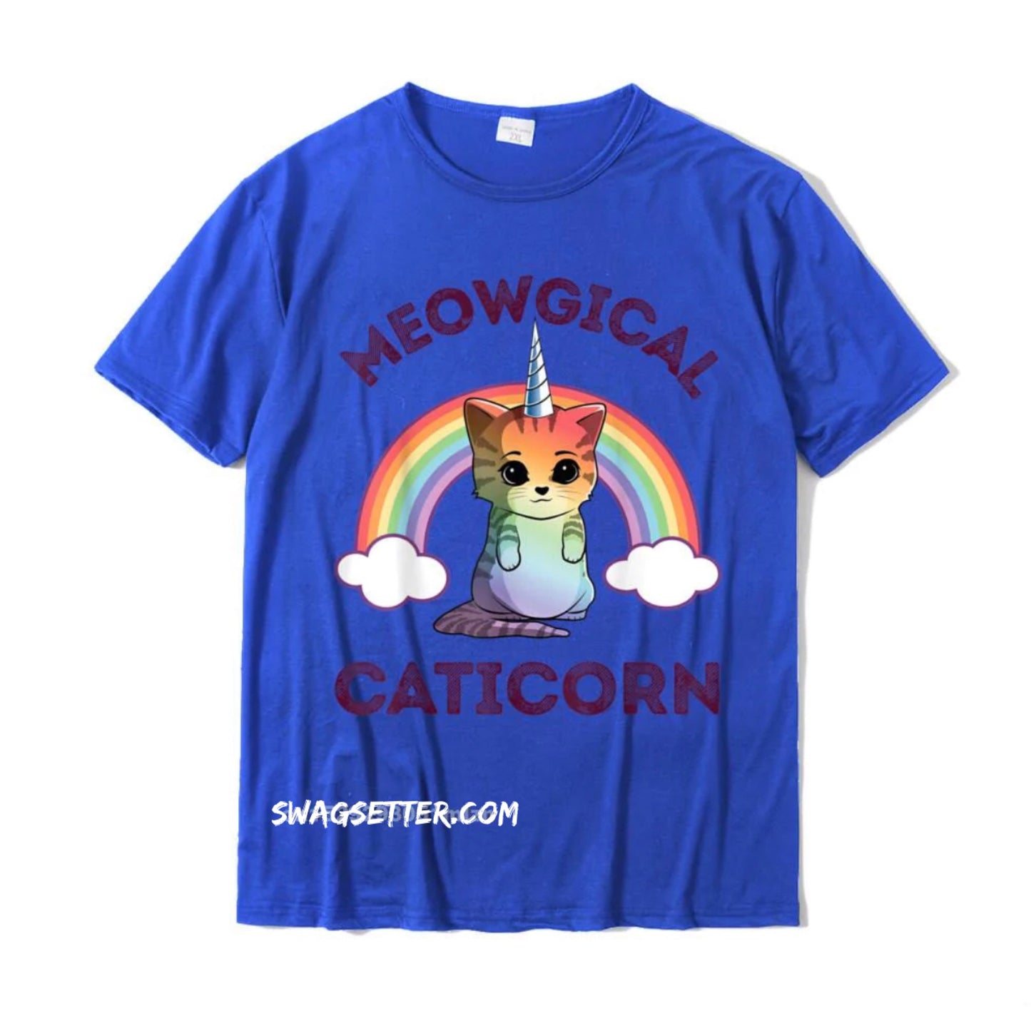 Meowgical Caticorn T Shirt Cotton Casual