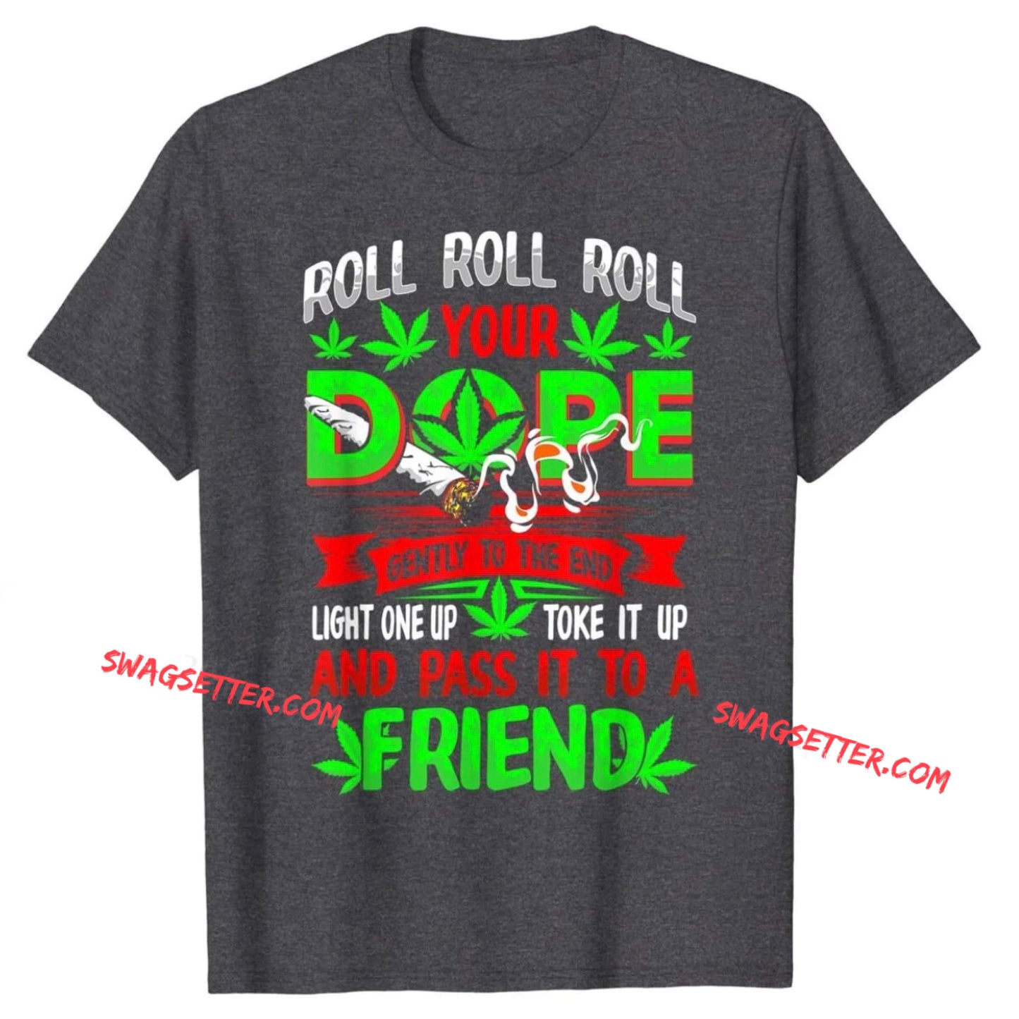 Roll Joint Smoking T-Shirt