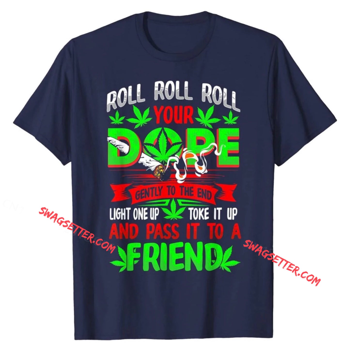 Roll Joint Smoking T-Shirt