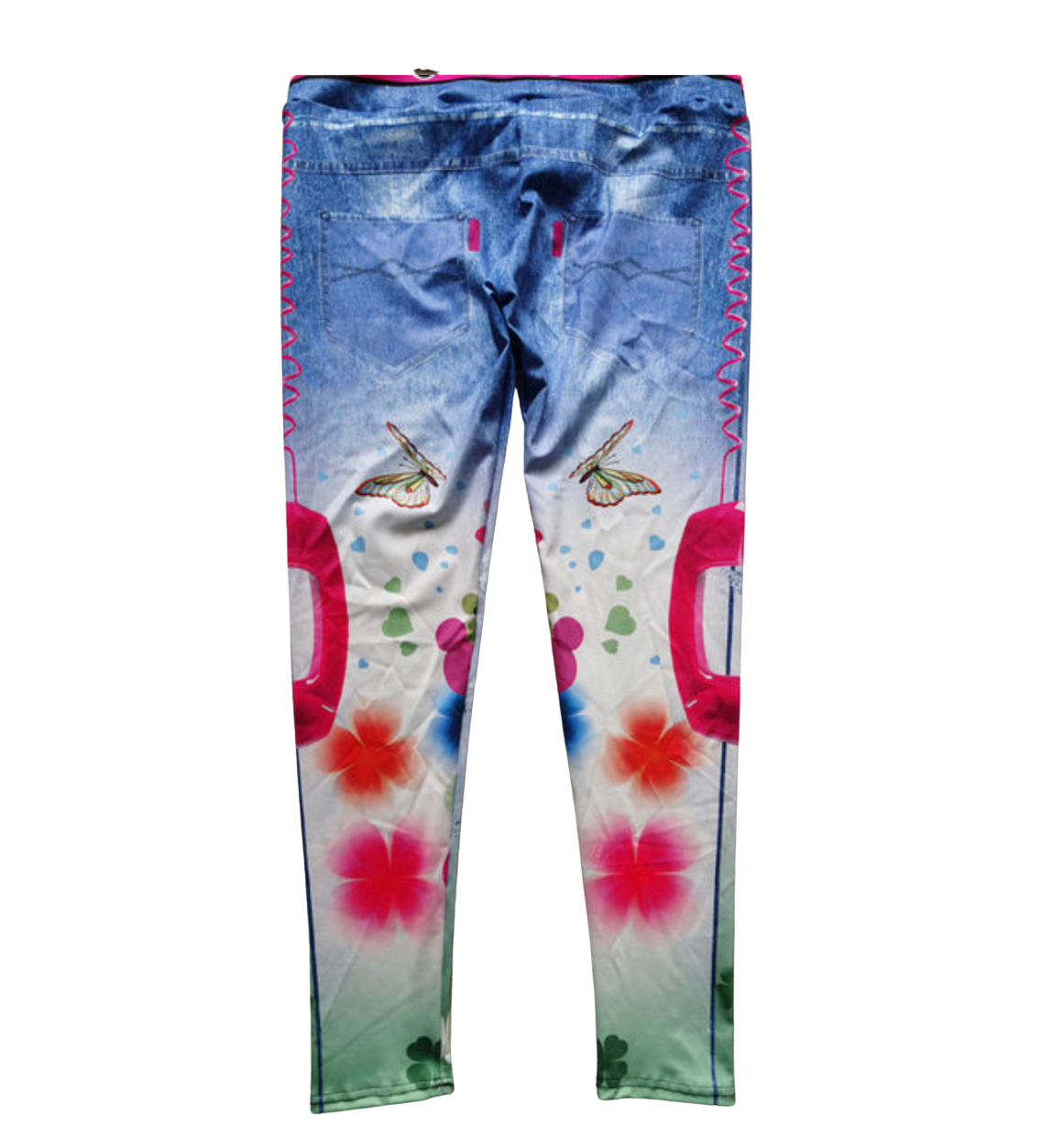 Pink Mix Women Leggings