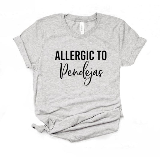 ‎‎  Allergic To Pendejas Women Tshirts Funny Latina Spanish