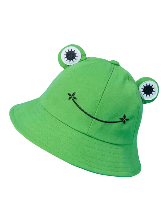 Frog Bucket Hat Panama Fishing Cap Cute Adult Size And Child Size