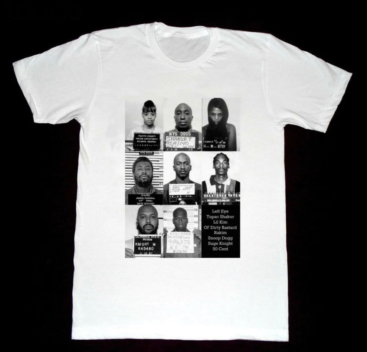 Hip Hop Mugshots T- Shirt
