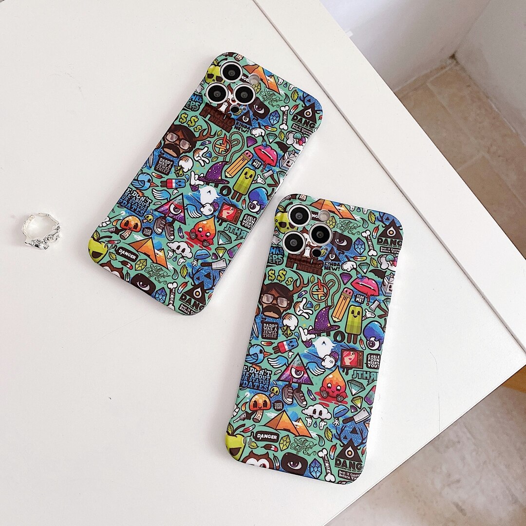 Cartoon Frameless Shell For iPhone Case Cover