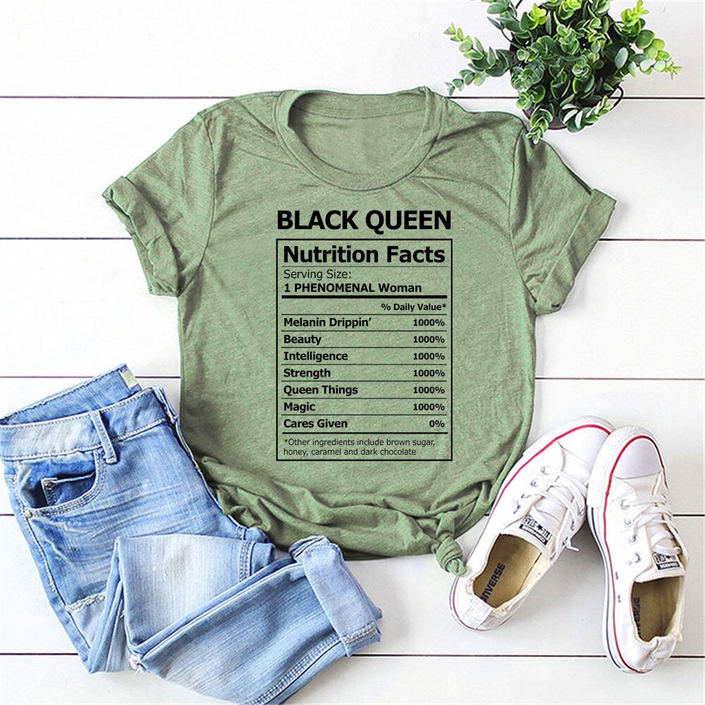 Nutritional Black Queen T-Shirt