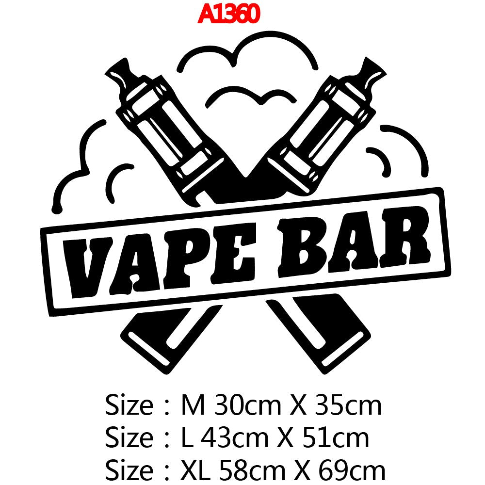 Vape Wall Stickers Wall Art