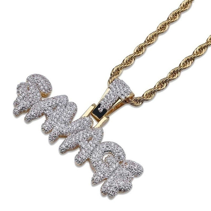 SAVAGE Iced Out Cubic Zircon 24inch Rope Chain Varieties