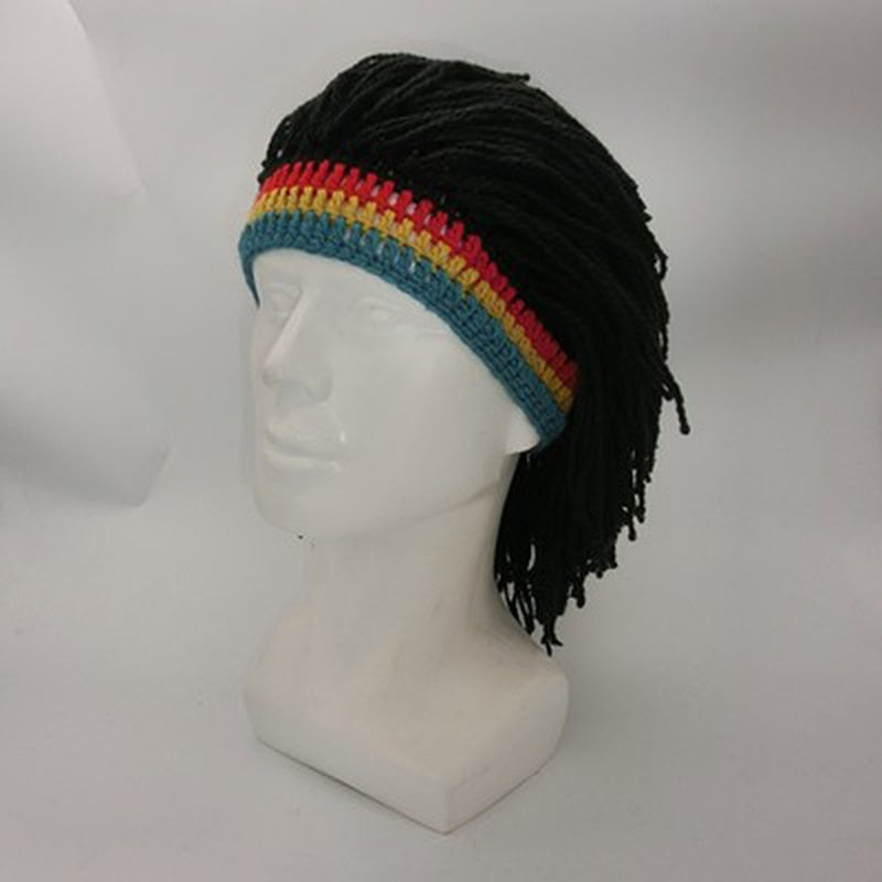 Rasta Wig Cap Beanie Hat Dreadlock Bob Marley