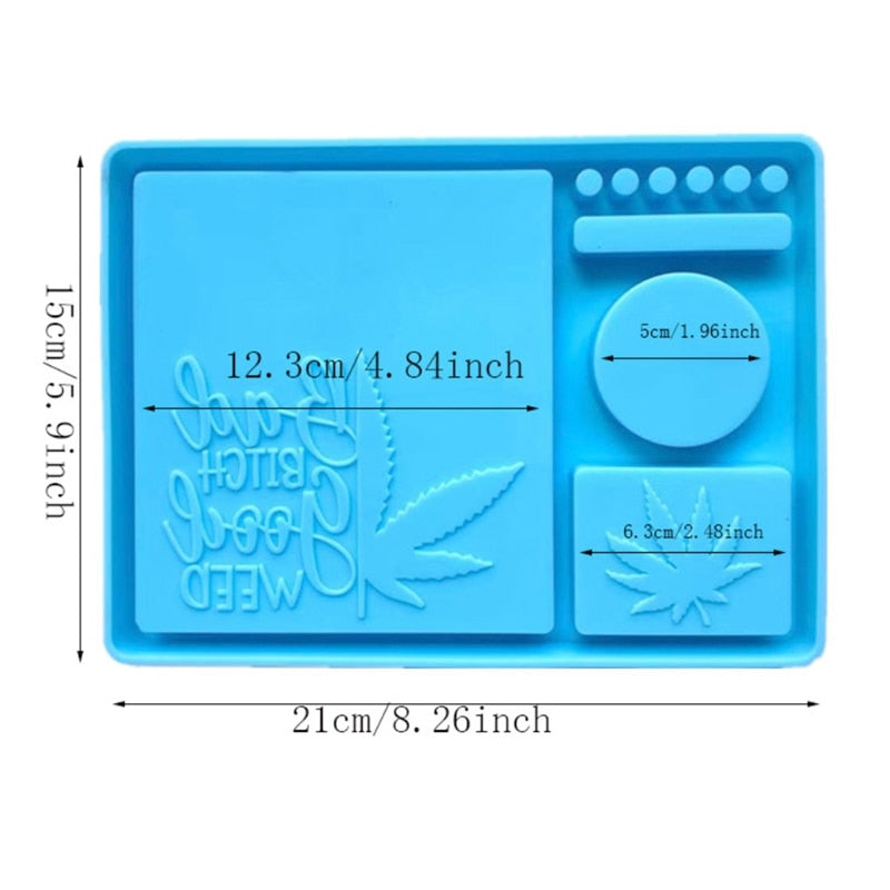 Bad Bitch Good Resin Molds for Rolling Tray