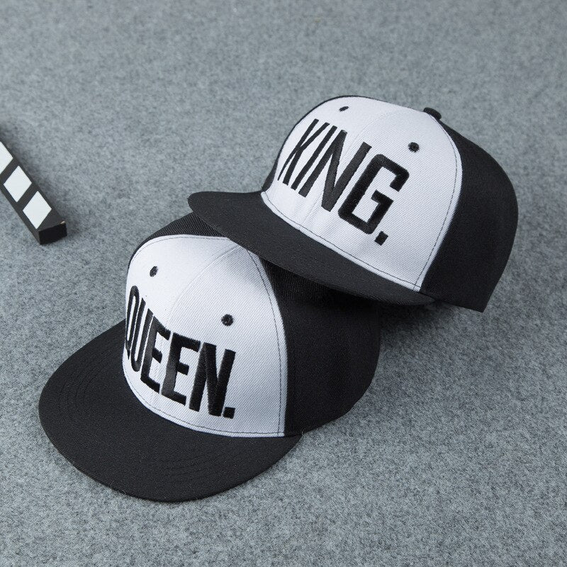 KING QUEEN  Baseball Cap Couples Hats