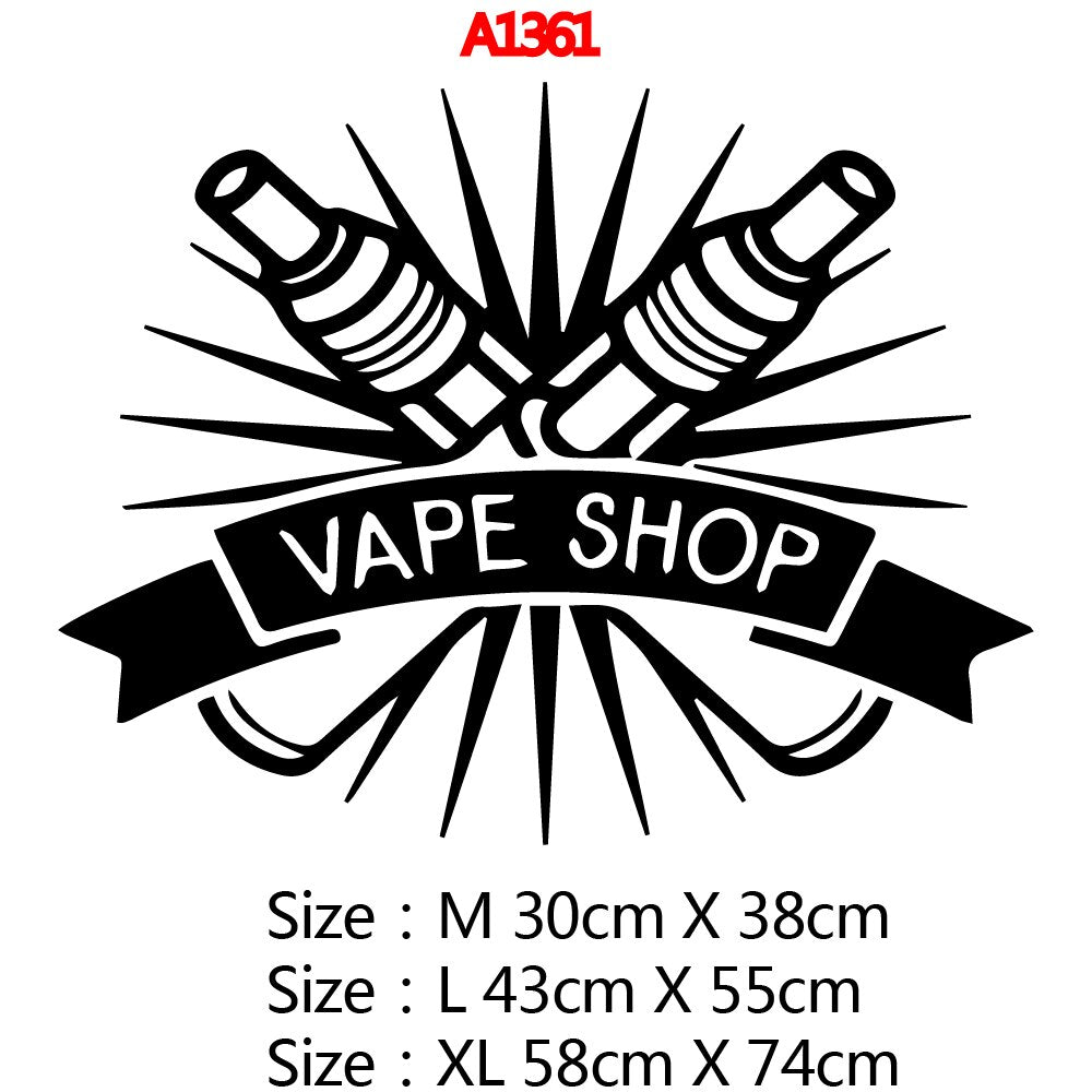 Vape Wall Stickers Wall Art