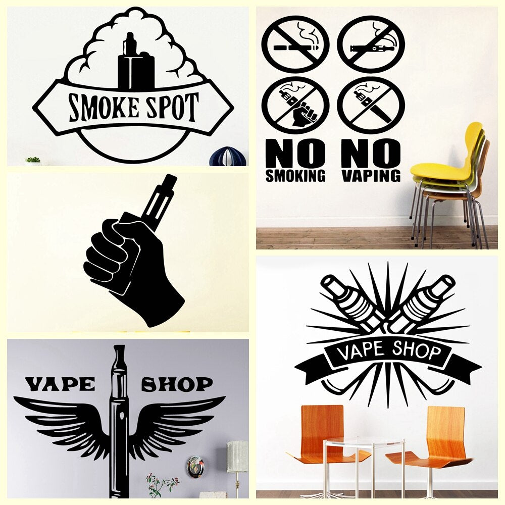 Vape Wall Stickers Wall Art