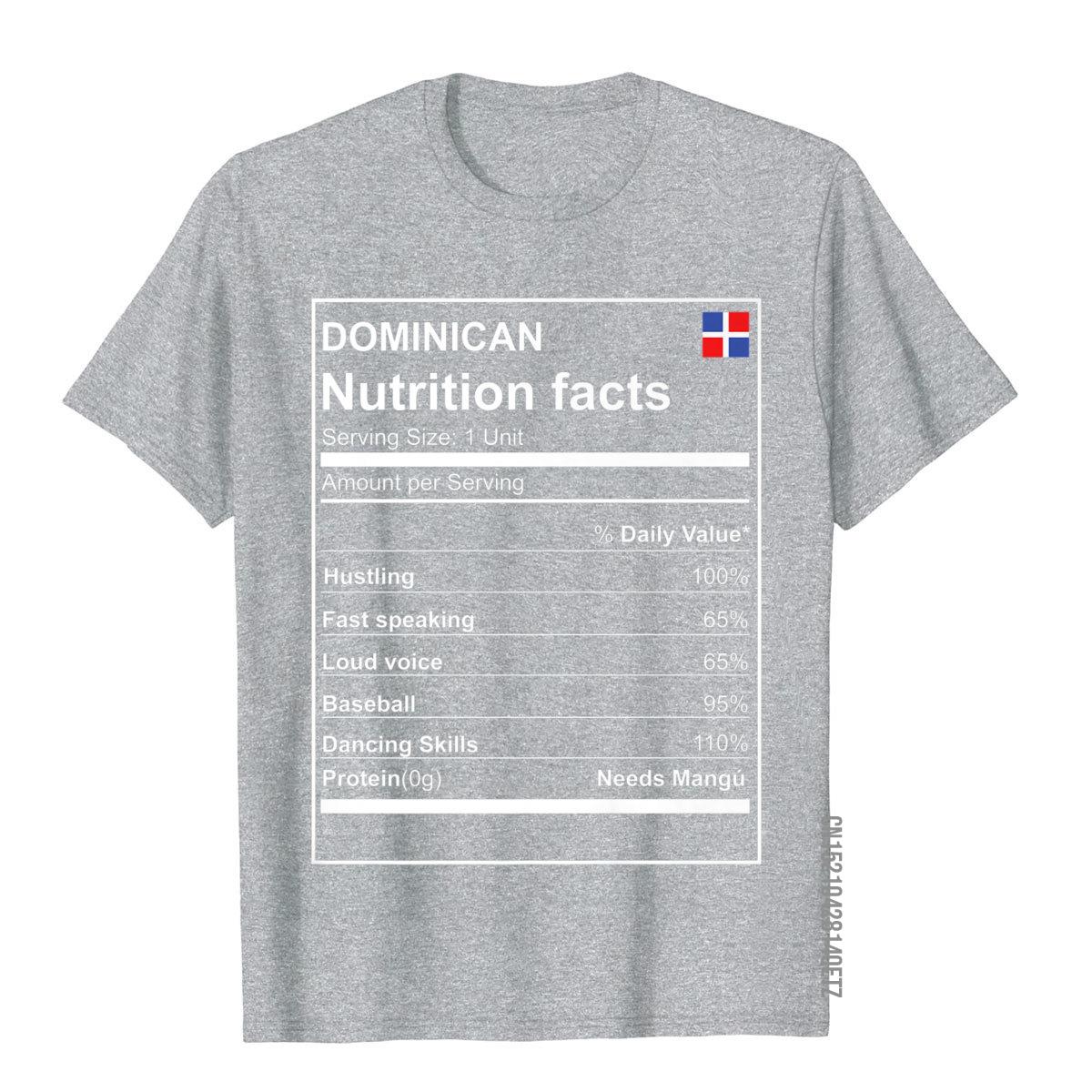 Dominican Nutrition Facts Dominican Republic Spanish T Shirt