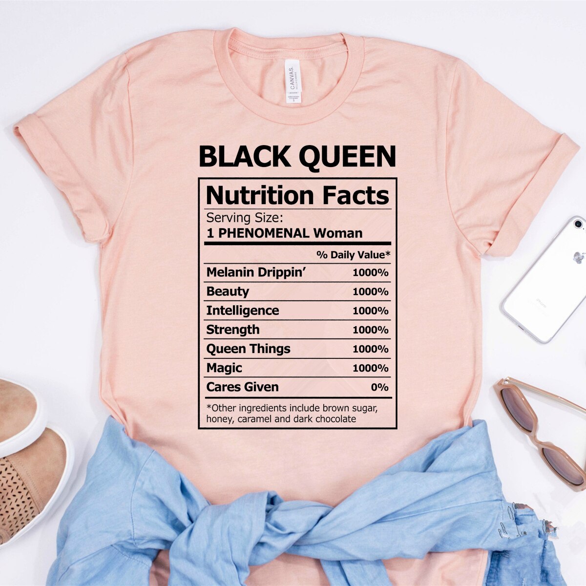 Nutritional Black Queen T-Shirt