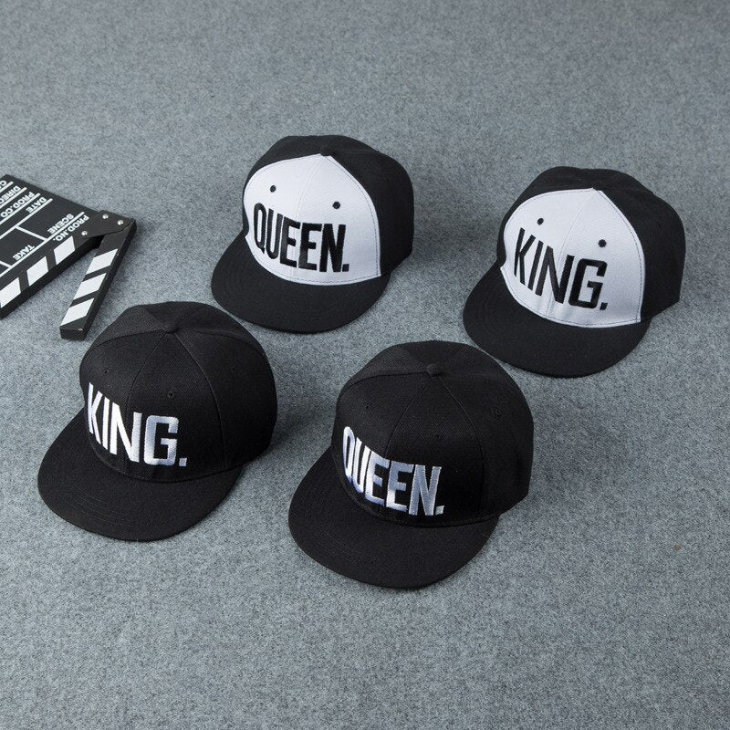 KING QUEEN  Baseball Cap Couples Hats