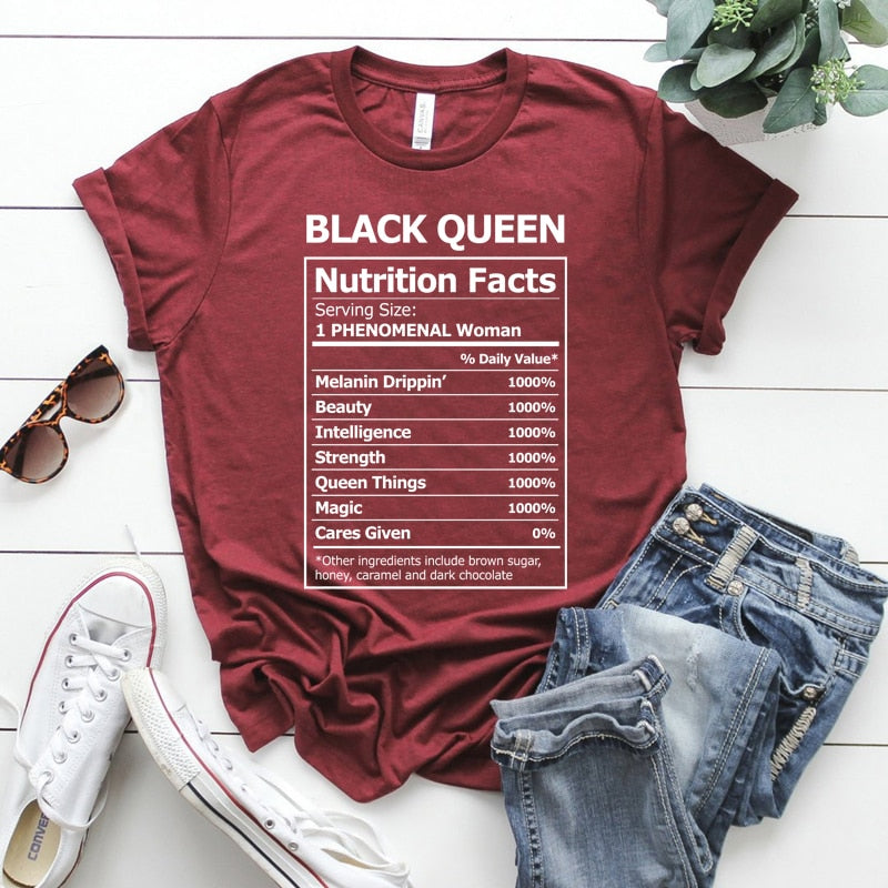 Nutritional Black Queen T-Shirt