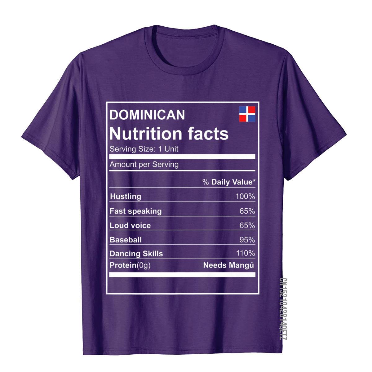 Dominican Nutrition Facts Dominican Republic Spanish T Shirt