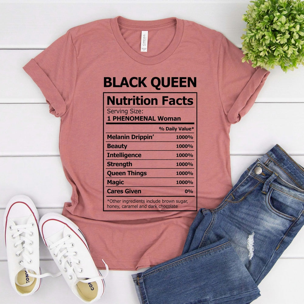 Nutritional Black Queen T-Shirt