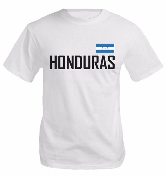 Honduras 100% Cotton Spanish T Shirt Flag