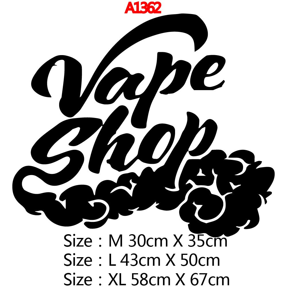 Vape Wall Stickers Wall Art