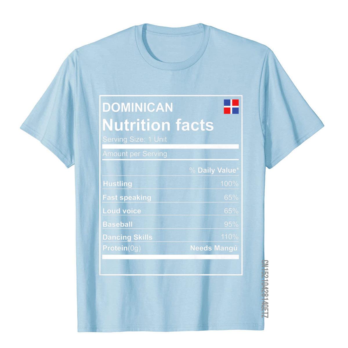 Dominican Nutrition Facts Dominican Republic Spanish T Shirt