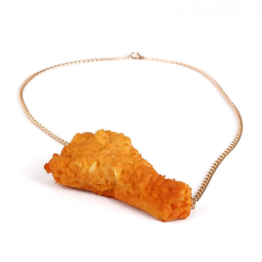 Fried Chicken Pendant Necklace Jewelry