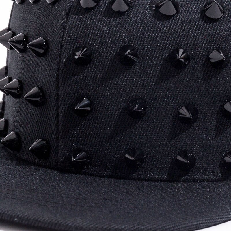 Spike Studded Snapback Baseball Cap Hats