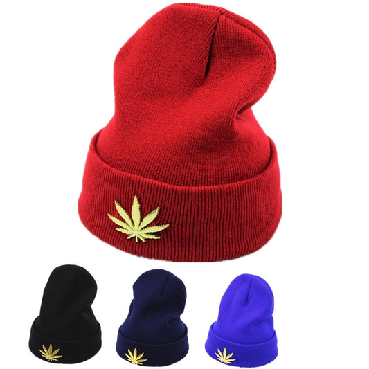 Winter Hat Beanie Skullies Beanies Weed Leaf