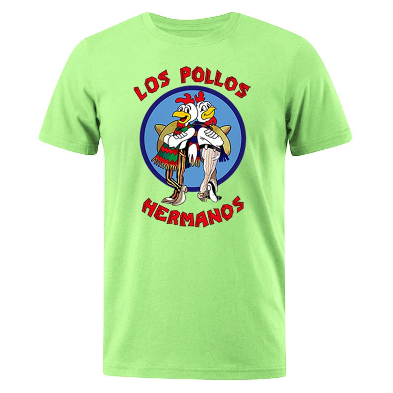 LOS POLLOS Hermanos T-shirt Men Chicken Brothers