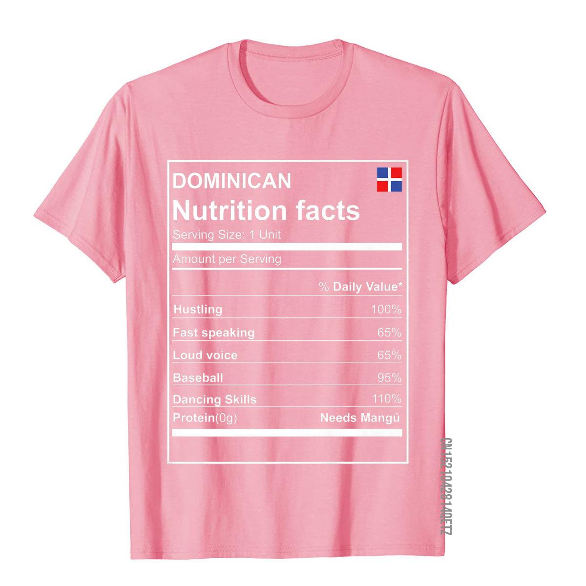 Dominican Nutrition Facts Dominican Republic Spanish T Shirt