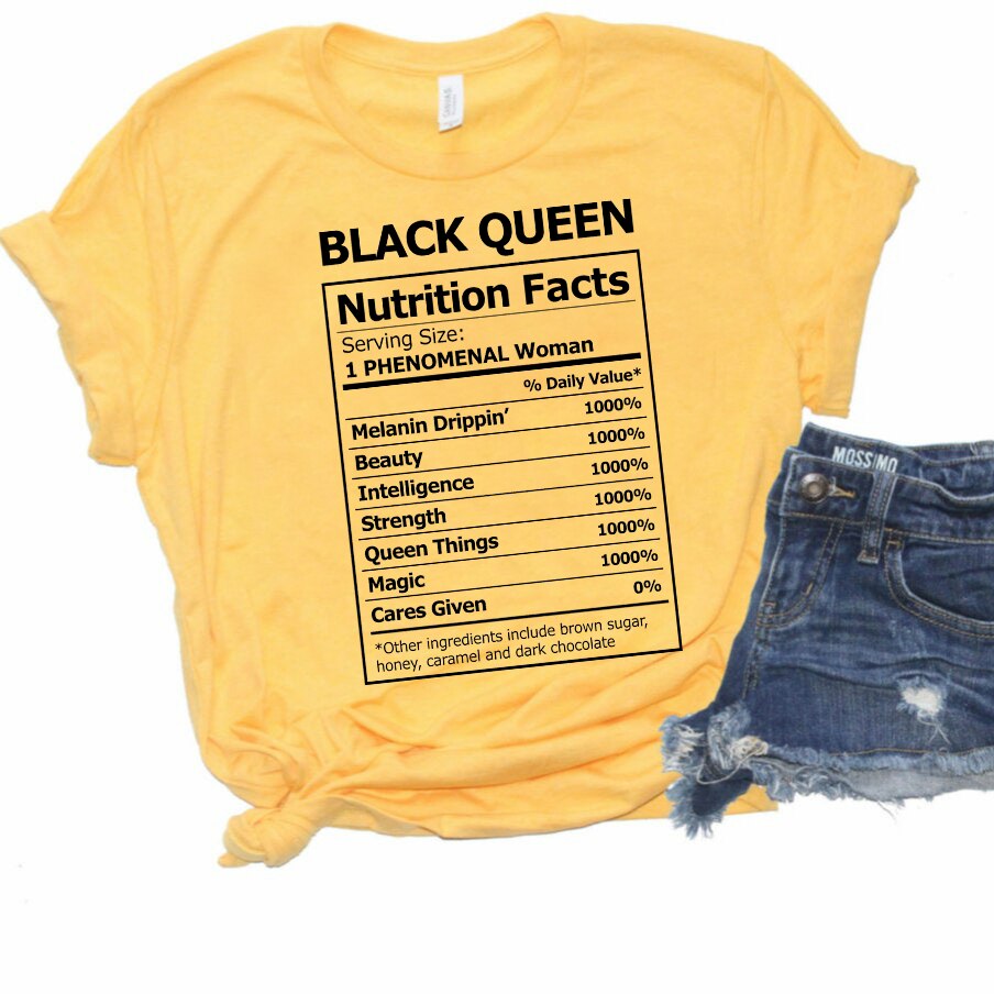 Nutritional Black Queen T-Shirt