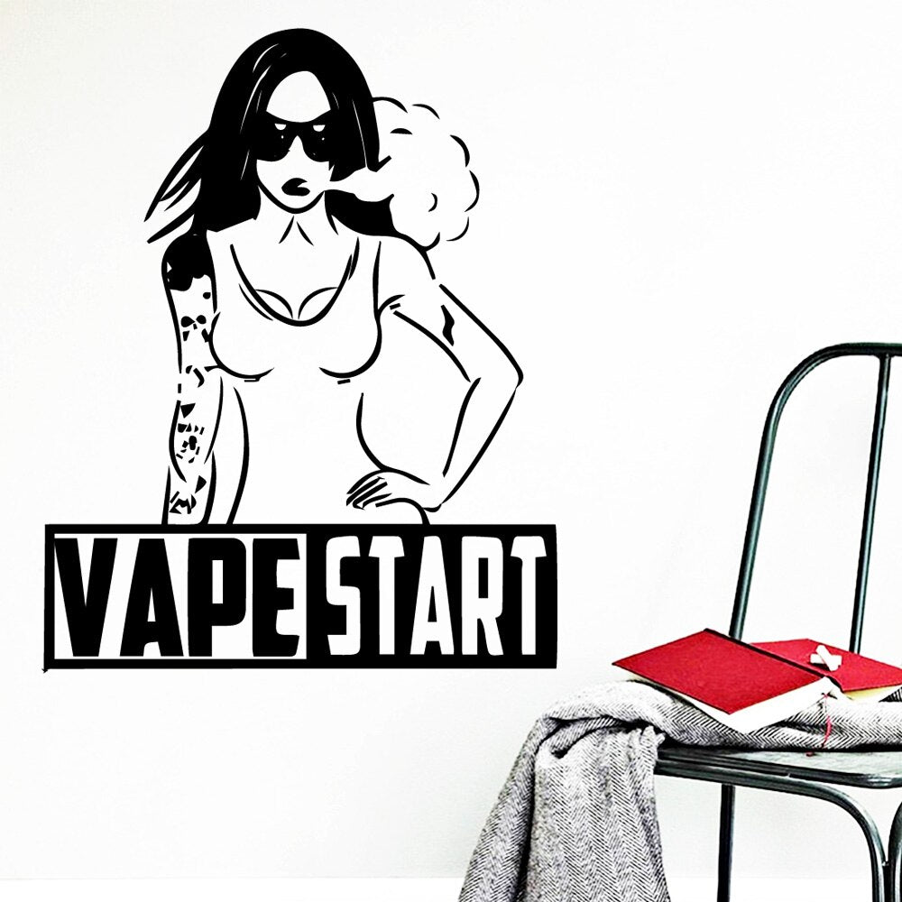 Vape Wall Stickers Wall Art