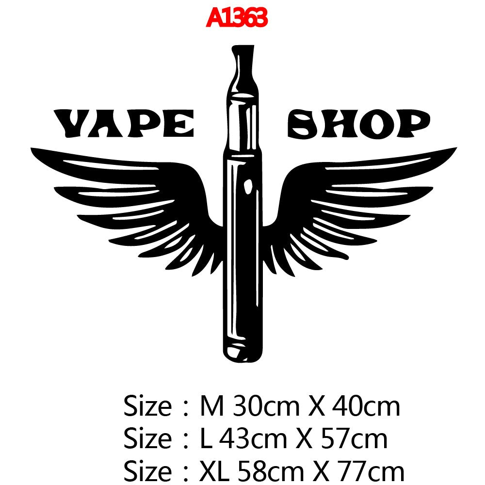 Vape Wall Stickers Wall Art