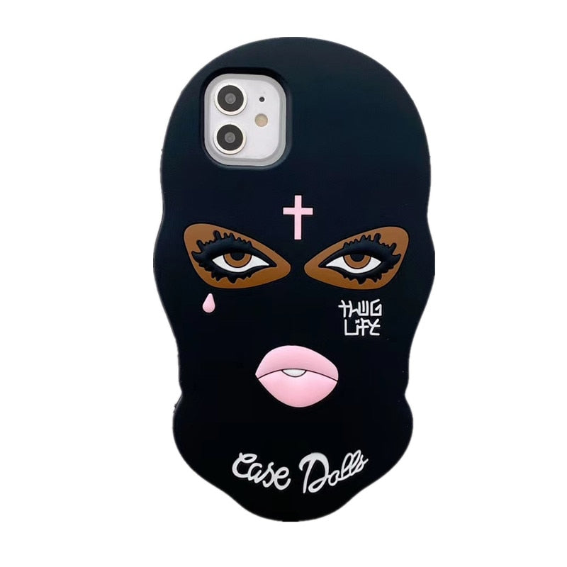 Masked Girl Goon Thug Life Case For iPhone Cover
