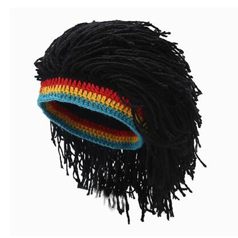 Rasta Wig Cap Beanie Hat Dreadlock Bob Marley