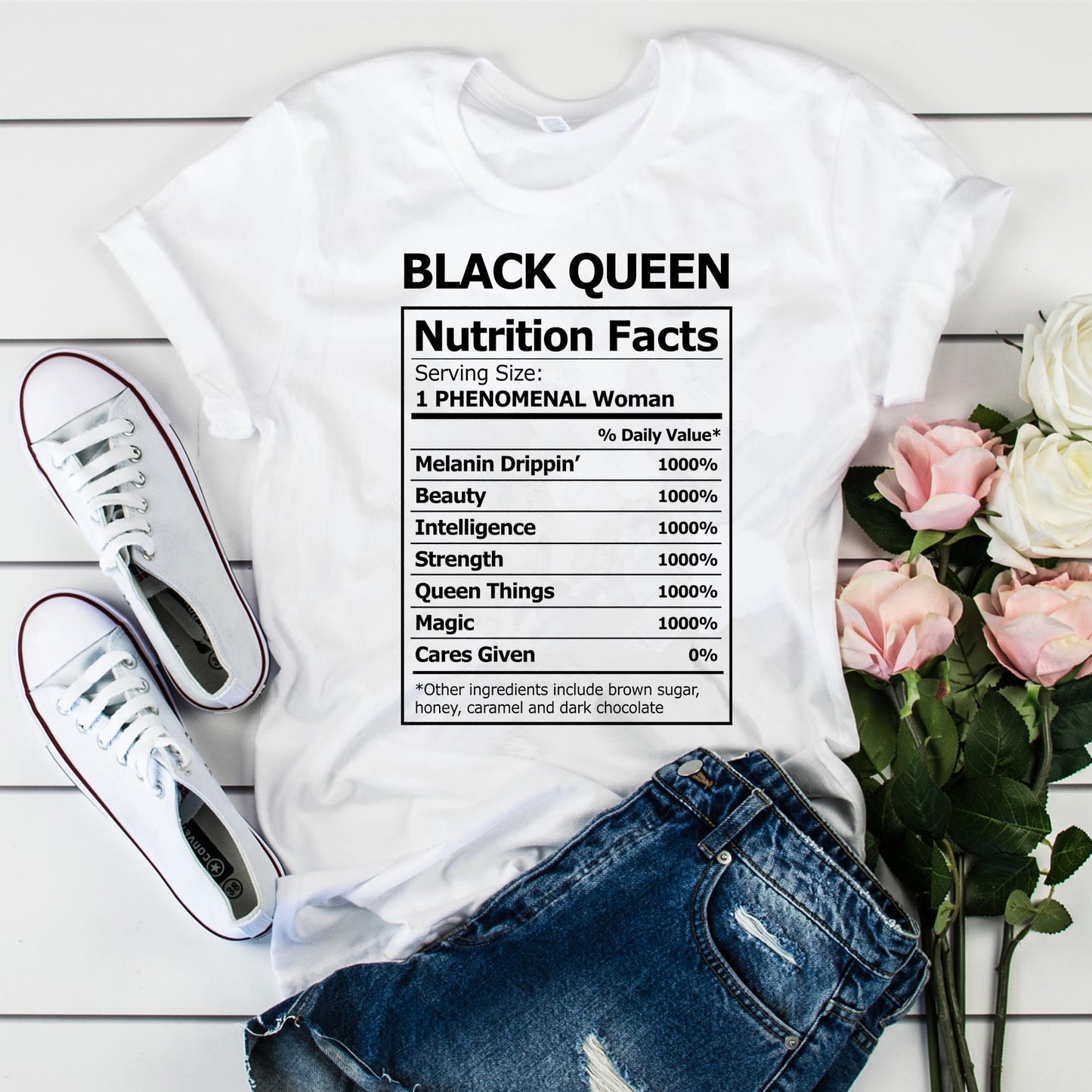 Nutritional Black Queen T-Shirt