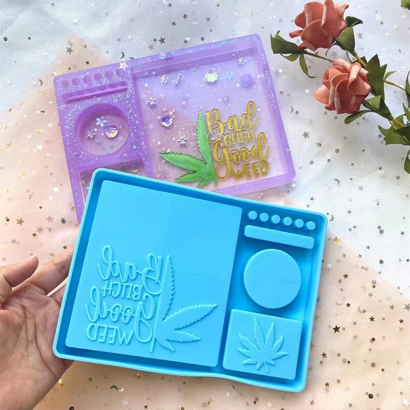 Bad Bitch Good Resin Molds for Rolling Tray