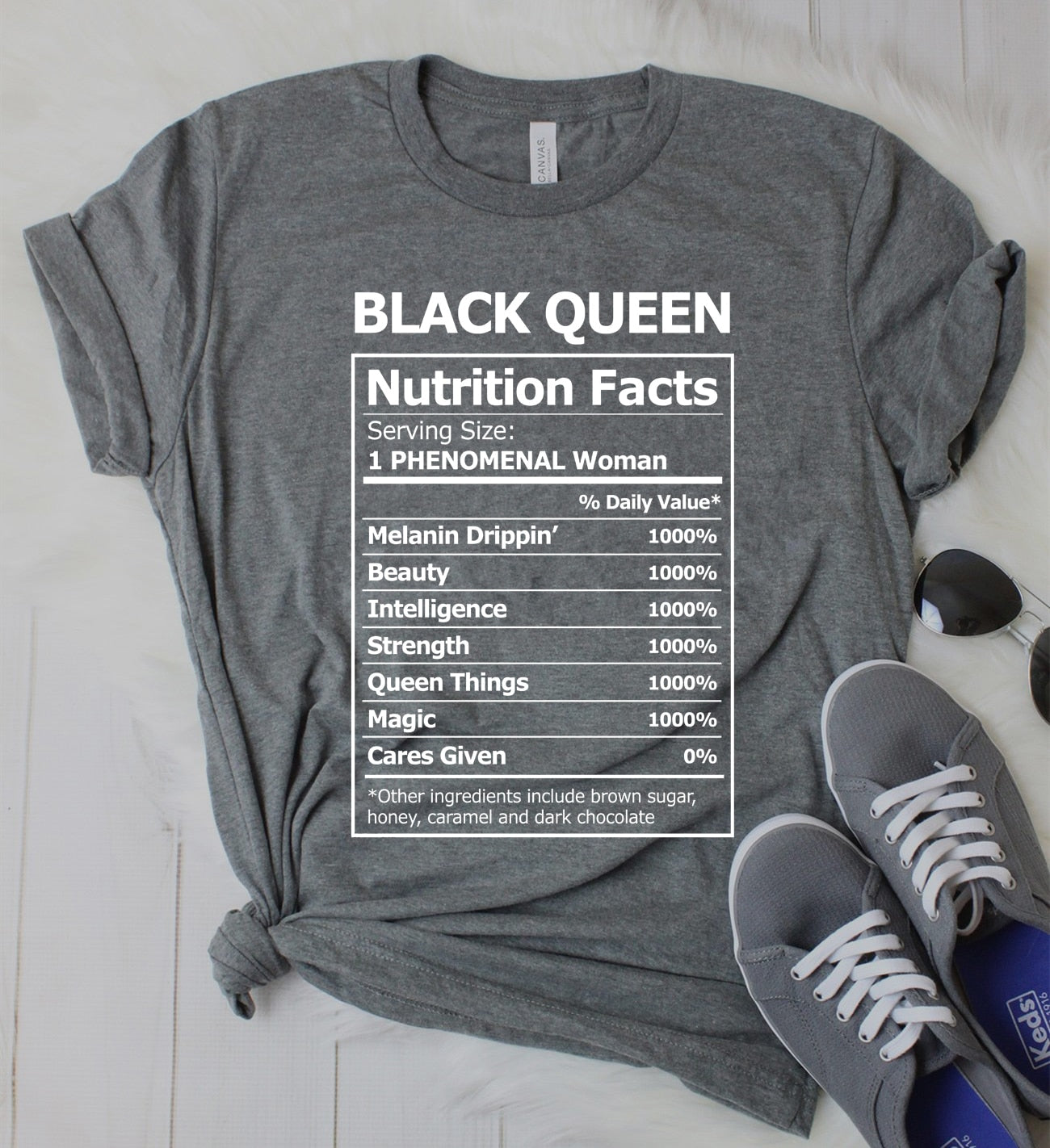 Nutritional Black Queen T-Shirt