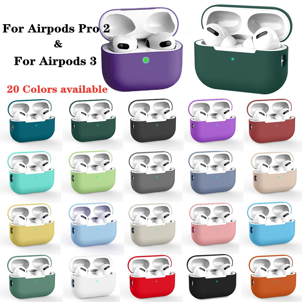 Silicone Case for Air Pods Pro 2 Protective Case Cover