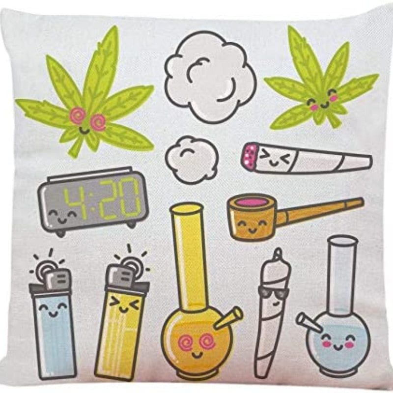 Marijuana Decorative Pillow Case