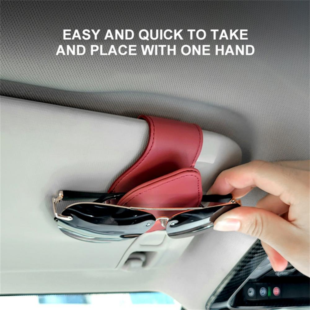 Car Sun Visor Glasses Holder Fastener Clip Accessories