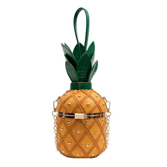 Pineapple Shape Crossbody Bags Purse Woman