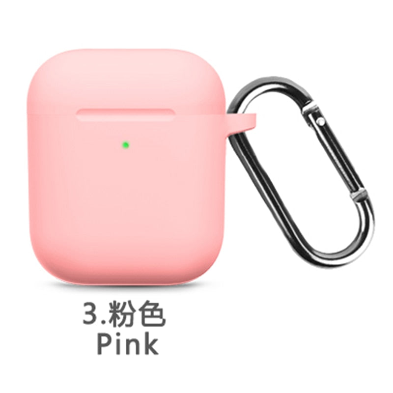 Silicone For Apple AirPods 1/2 Protective Case Cover I’m For Air pods 2/Airpods2 Box Case