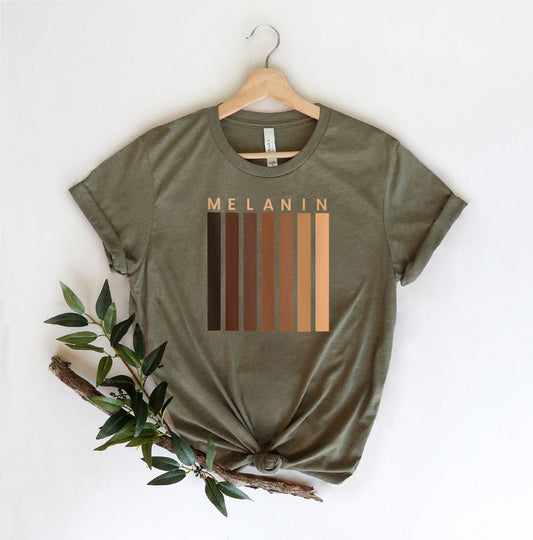 Melanin Women T-Shirt 100% Cotton