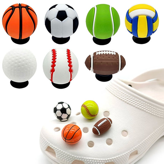 3D Sports Ball Jibbitz
